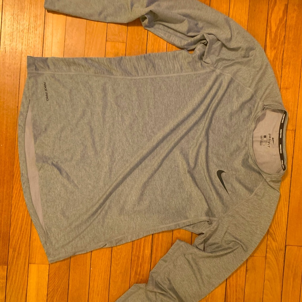 Nike pro athletic long sleeve